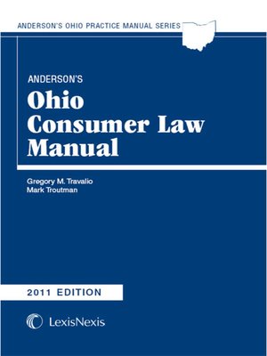 cover image of Anderson's Ohio Consumer Law Manual